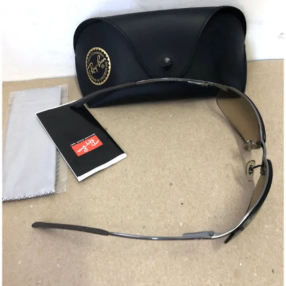 Ray Ban Top Bar Oval Wrap Sunglasses Made Italy Unisex